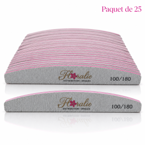Lime demi-lunes 100/180 paquet de 25