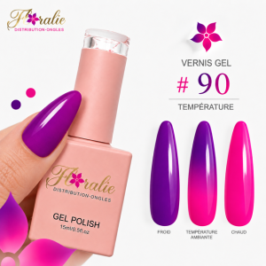 Vernis gel #90 (changement à la température)