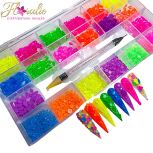 Boite à bijoux néon