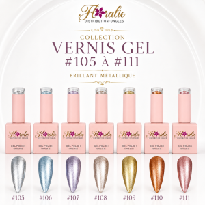 Collection vernis gel #105 à #111