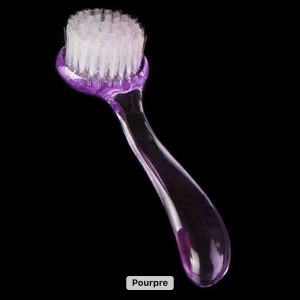 Brosse a manucure et pédicure Pourpre