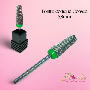 Pointe conique corsée 6.8mm (Embout de carbure de Tungstène) 5