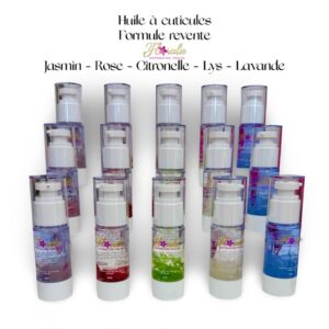 Huile à cuticules Floralie (Format revente) Collection Florale