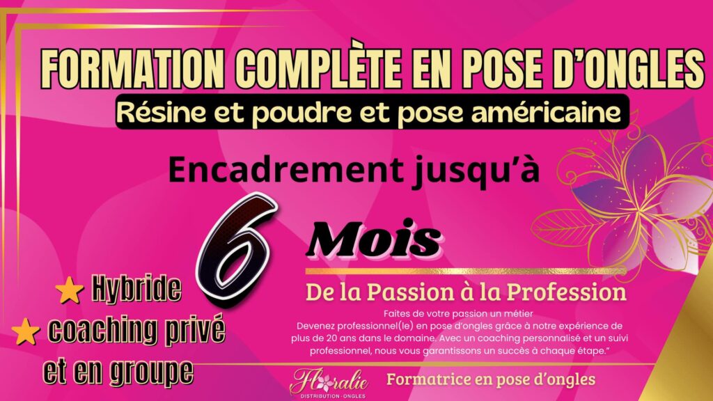 Formation complète en pose d'ongles - Floralie Distribution Ongles