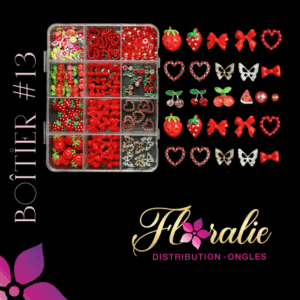 Boitier bijoux #13 (Fraises)