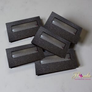  Boîte de présentation pour ongles prêt-à-porter (Lot de 5 noir)