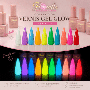 Collection Vernis Gel Glow in the Dark #95 à 104
