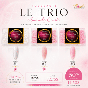 Trio Capsules Professionnelles Précolorées – Amande