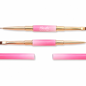 Pinceau double pour gel de construction