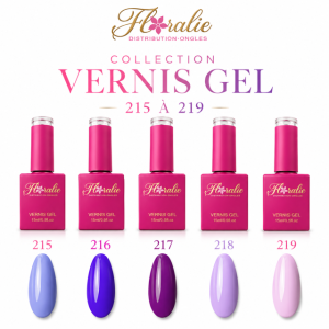 Collection vernis gel #215 à #219