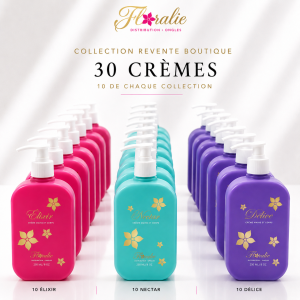 Collection Revente Boutique – 30 crèmes