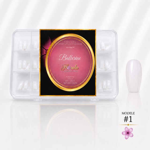 Capsules Professionnelles Colorées Forme Ballerine – Modèle #1