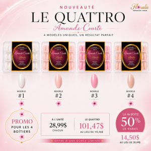 Quatro Capsules Professionnelles Précolorées – Amande