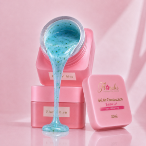 Gel de Construction Auto Nivellant – Floral bleu