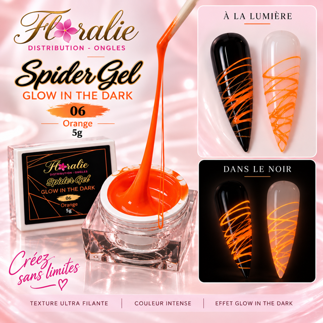 Spider Gel Glow in the Dark #6