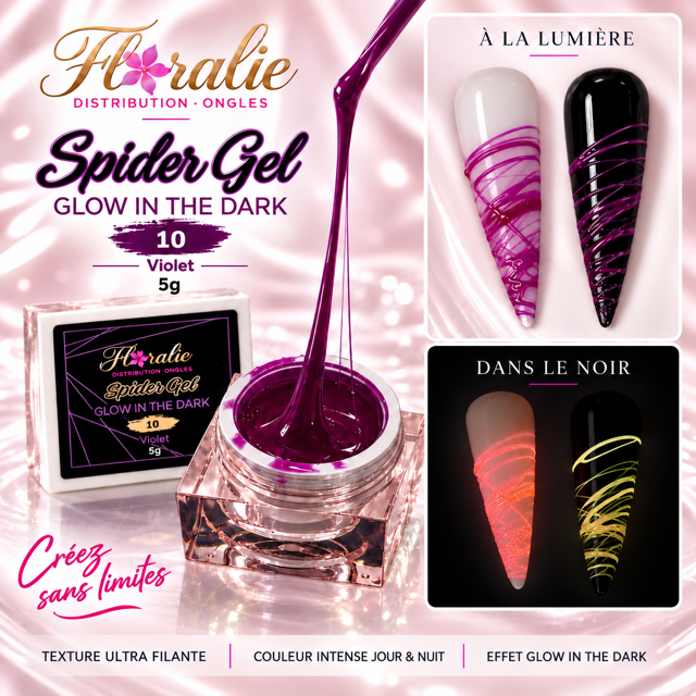 Spider Gel Glow in the Dark #10
