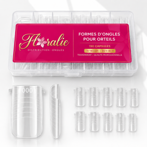 Formes d’ongles pour orteils – 160 capsules